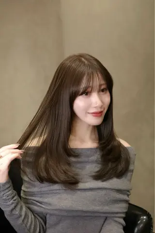 ミディアム 美顔形成｜酒井 ｜青山のヘアスタイル