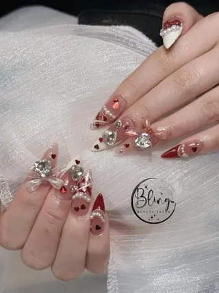 ロング Bling Salonのネイルデザイン