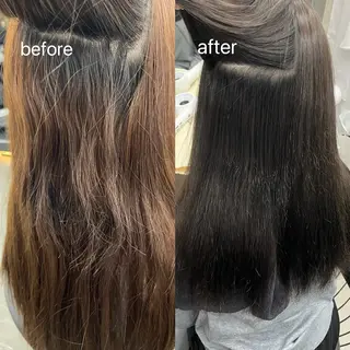 カラー くすみカラー/縮毛 ayukaのヘアスタイル