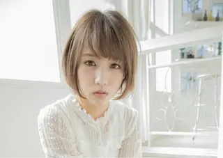 ショート カラー ヘアケア特化型サロン newi 京橋のヘアスタイル