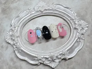 ネイル (∩_∩)ミモネイル /eyelashのネイルデザイン