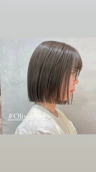 ショート Misaki /ボブ/縮毛矯正のヘアスタイル