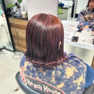 ショート カラー ちさと/メンズ ショート/縮毛矯正のヘアスタイル