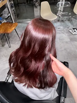 ミディアム さえ 大宮/ハイライトのヘアスタイル