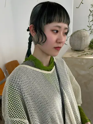 ロング カラー ヘアアレンジ 原 瑞希のヘアスタイル