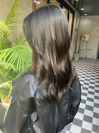 セミロング 🌊ハイライト Rizu🌊のヘアスタイル