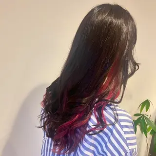 ロング カラー 朝野 美華/暖色カラーのヘアスタイル