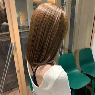 セミロング green feel 長原所属・西山 大樹のヘアスタイル
