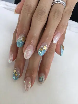 ネイル 💎🐰 saki. m 🐰💎のネイルデザイン