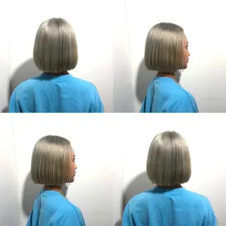 ショート もにか🌞原宿/渋谷 🌝ブリーチカラーのヘアスタイル