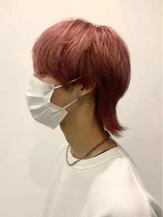 メンズ 名竹聖治/透明感 カラー/縮毛矯正のヘアスタイル