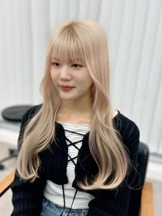 ロング カラー 🎀オタク美容師艶髪 カラーERINA🎀のヘアスタイル