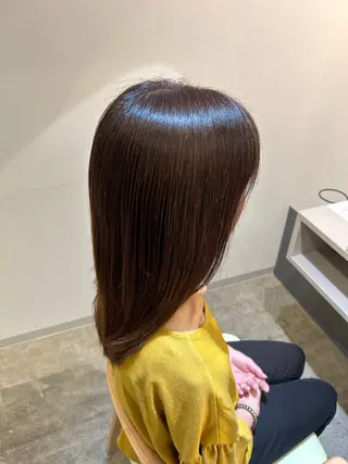 ミディアム カラー HashTAG miyuのヘアスタイル