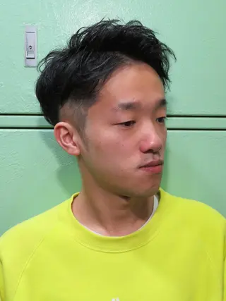 メンズ Le'a所属・渋谷/フェード/ 國分 翔のヘアスタイル