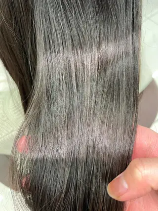 セミロング パーマ 福島成美/髪質改善 縮毛矯正/カラーのヘアスタイル