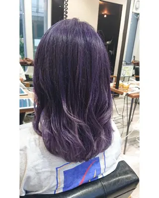 ミディアム カラー ACROあべの店所属・艶カラー/インナー /グラデ/大西小百合のヘアスタイル