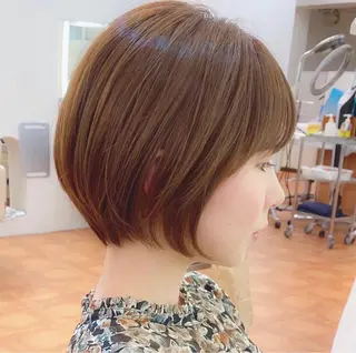 ショート ブリーチなしピンク 赤井龍斗のヘアスタイル