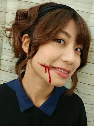 ミディアム ヘアアレンジ カット&セット専門店　Latte(ラテ)所属・HORI 　tのヘアスタイル