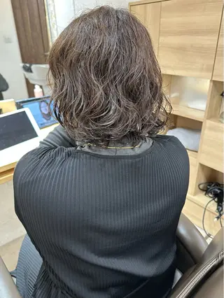 ショート パーマ 銀座No.1髪質改善 縮毛矯正/本木のヘアスタイル