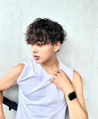 パーマ メンズ 曲がる縮毛矯正 メンズ特化/鈴木美璃のヘアスタイル