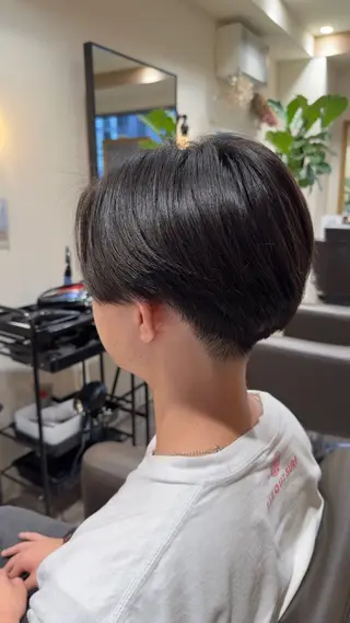 ショート パーマ メンズ 【メンズパーマ】比嘉 啓人のヘアスタイル