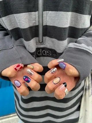 ネイル 【韓国ヘア・ネイル】 HINATA🍒のネイルデザイン