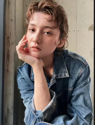 ショート カラー パーマ sano rikitoのヘアスタイル