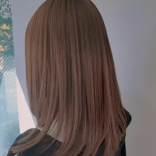 セミロング はらだ ともこ☺︎のヘアスタイル