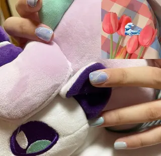 ネイル 栗田 ゆう子のネイルデザイン