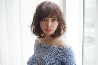 ミディアム カラー VIVIE【ヴィヴィ】所属・髪質改善/韓国風 レイヤー/田村祐樹のヘアスタイル