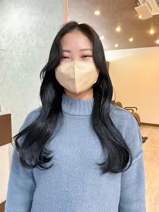 ロング カラー 高橋 みく/ minim 暖色のヘアスタイル