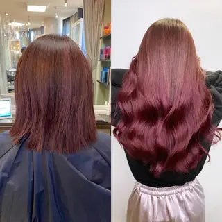 ミディアム 💎馴染むエクステ ×カラーTOMO💎のヘアスタイル