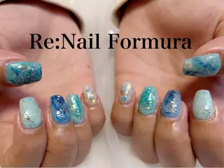 ミディアム Re:Nail Formula所属・kido chieのネイルデザイン