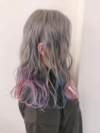 ミディアム カラー デザインカラー髪質 改善Lilithのその他イメージ