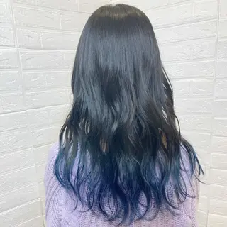 ロング カラー 黒川 真伍のヘアスタイル