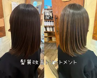 セミロング 大鹿 数馬のヘアスタイル