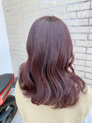 セミロング カラー 髪質改善/艶カラー 💞白井音葉のヘアスタイル