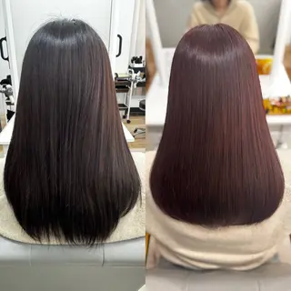 ロング カラー 武田 つぐみのヘアスタイル