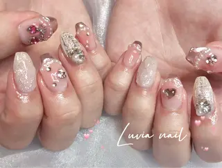ネイル Lychee nail salon所属・🍒Luvia ワンホンネイルのネイルデザイン