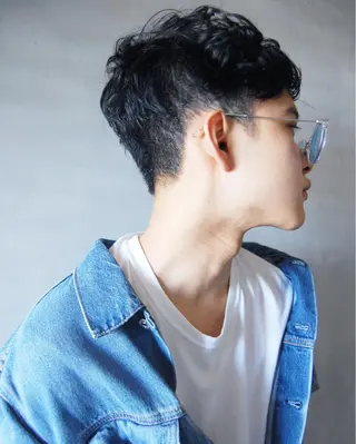 ショート カラー パーマ メンズ BellaDolce omotesando所属・SUZUKI KEISUKEのヘアスタイル