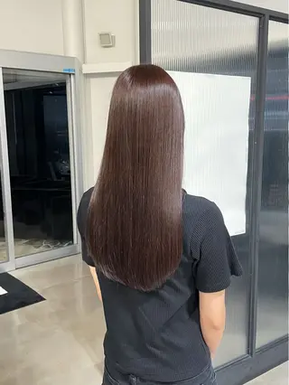 ロング カラー 韓国ヘア/透明感カラ ー/メンズレディースのヘアスタイル