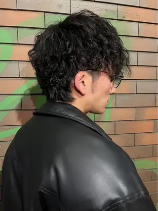 パーマ ヒロ銀座barber shop 難波所属・つつみうち ふわりのヘアスタイル