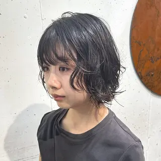 ミディアム ボブ/ショート /🦋服部ルミナ🦋のヘアスタイル