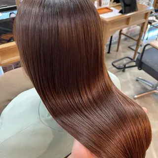 ロング カラー かめい りなのヘアスタイル