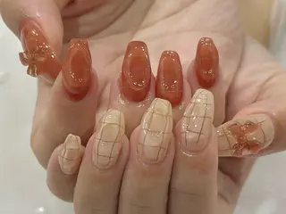 ネイル 🧡Shine船橋 鳴海🧡のネイルデザイン
