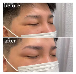 メンズ アイブロウ 青田 頼子のヘアスタイル