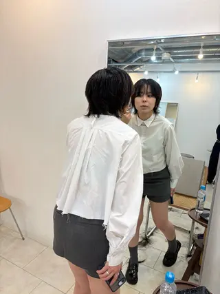 ショート NOUN所属・eri kinjoのヘアスタイル