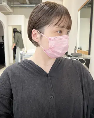 ショート カラー テトネ タカシのヘアスタイル