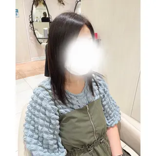 セミロング カラー 韓国ヘア 🎀中川綾乃🎀のヘアスタイル