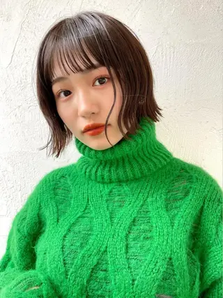 ショート 結べるレイヤーボブ くびれLady表参道のヘアスタイル
